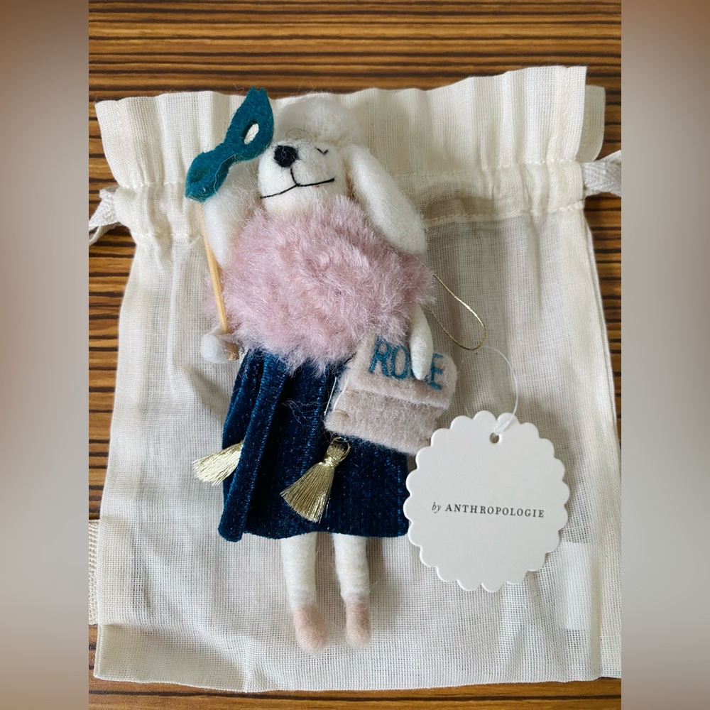 Anthropologie Travel Poodle ornament - Picture 2 of 3